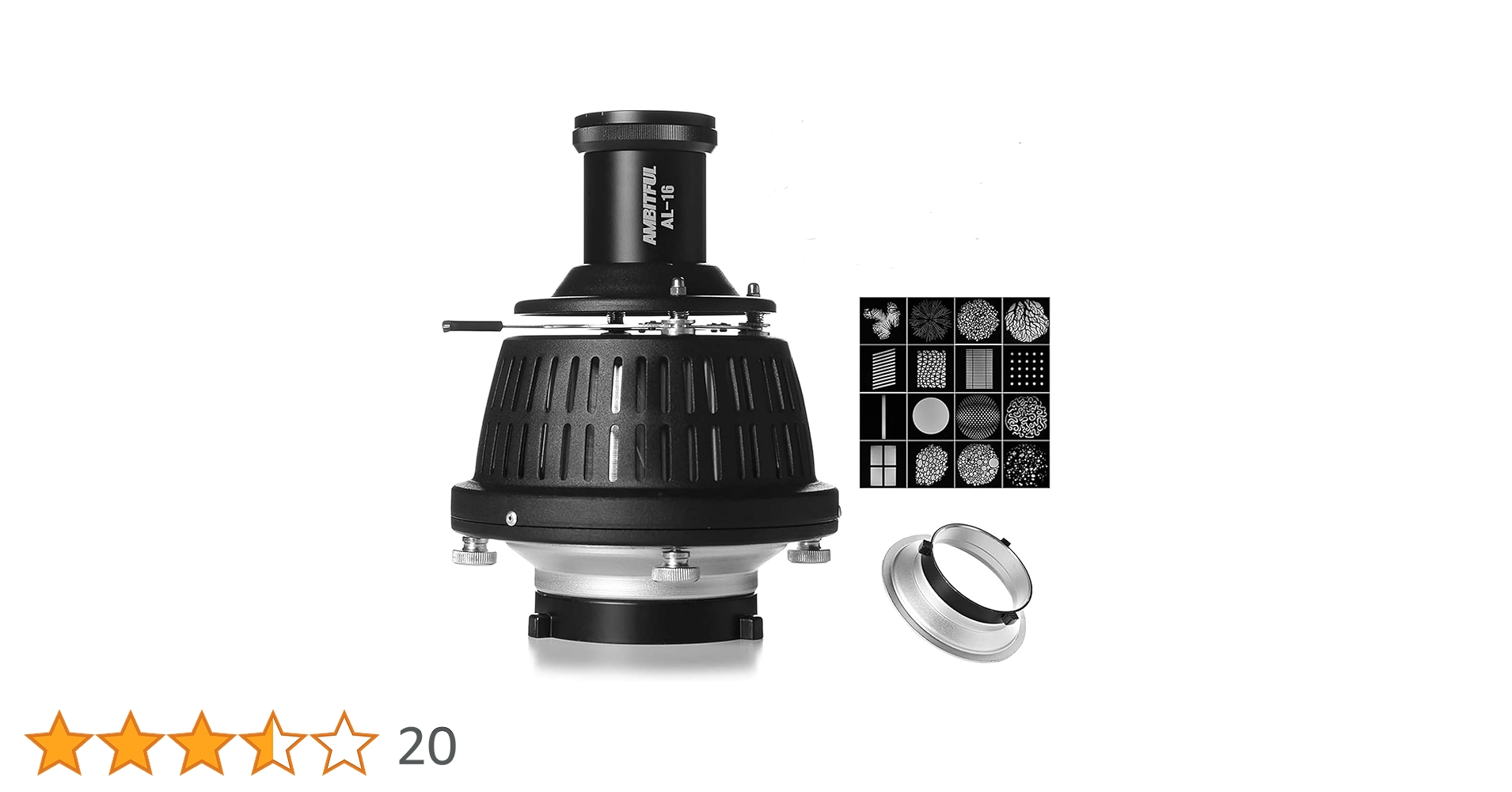 AMBITFUL AL-16 収納バッグ・絞りリング付 Amazon | AMBITFUL AL-16フォーカライズコニカルスヌート